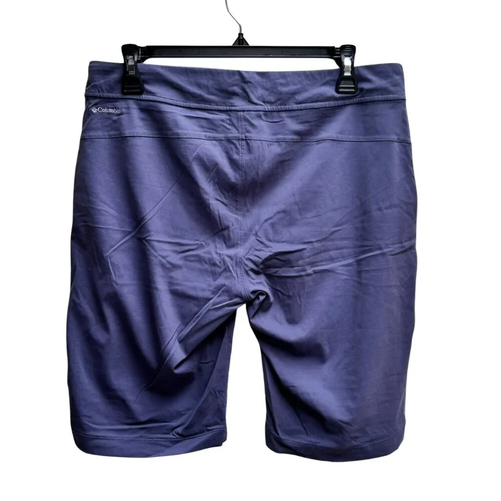 Columbia Women Omni-Shield Blue 11” Inseam Hiking Outdoor Pockets Shorts Size 10 - Picture 6 of 7